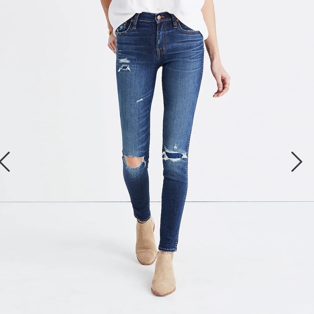 NWT Madewell 9” High Riser Skinny Jeans